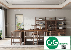 Tea Room 19 3D Model